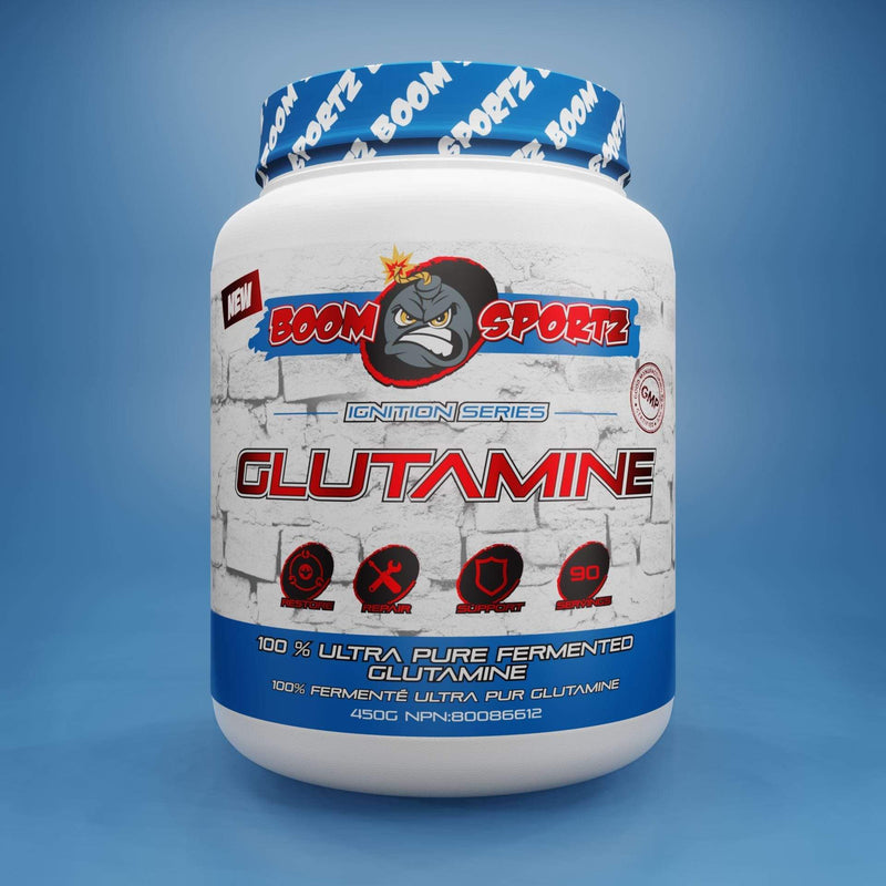 BOOM SPORTZ - Glutamine - (450g) Sports Supplement Boom Sportz 450 Gram Powder 
