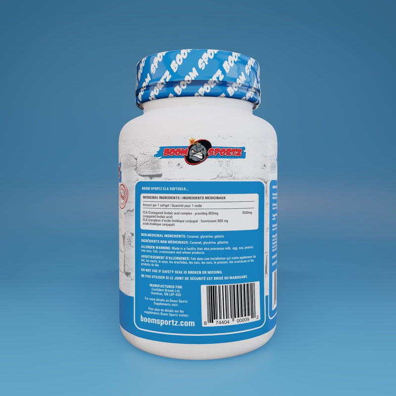 BOOM SPORTZ - CLA (Conjugated Linoleic Acid) (180 Softgels) Sports Supplement Boom Sportz 
