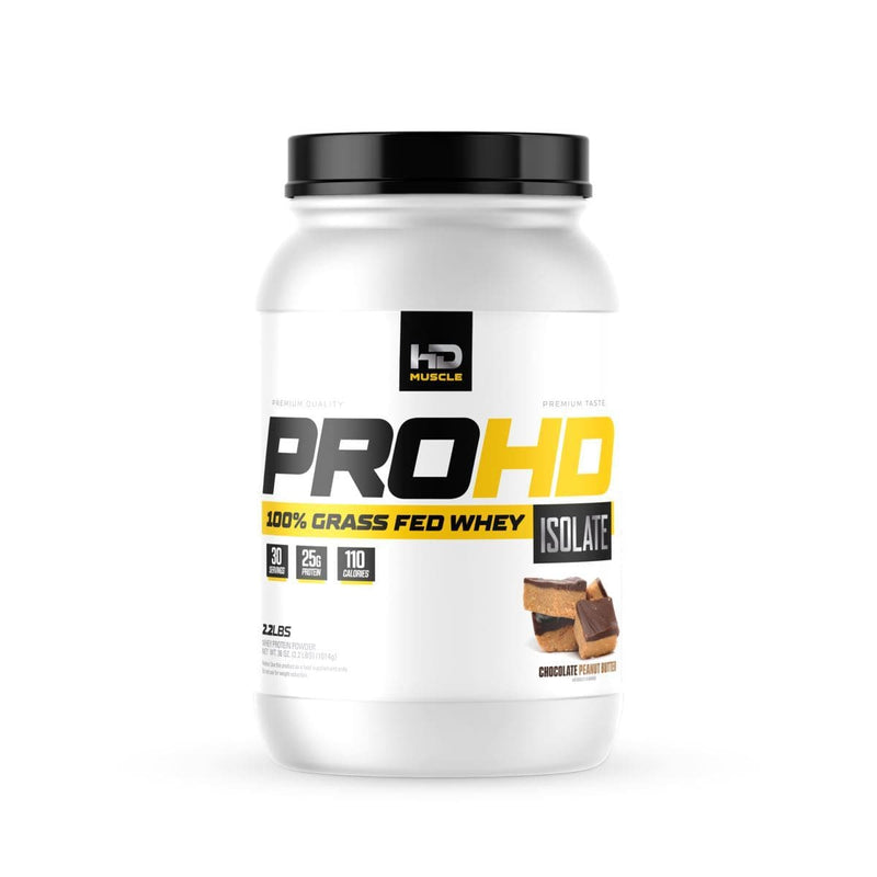 HD Muscle - ProHD Grass Fed Whey Isolate Whey Isolate Protein HD Muscle Chocolate Peanut Butter 