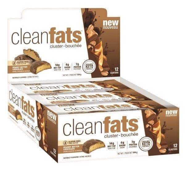 Nutraphase - Clean Fats (12 bars) protein snack bar Nutraphase Chocolate Peanut Butter 