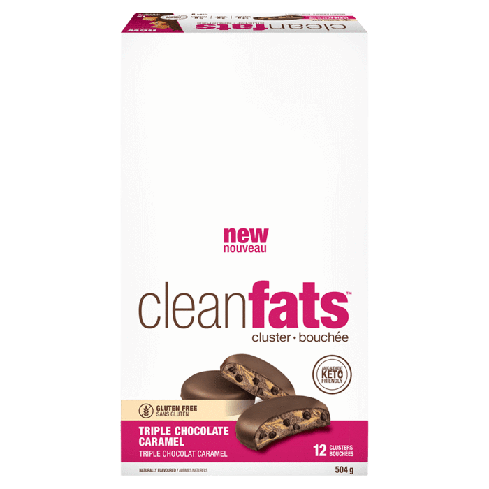 Nutraphase protein snack bar Triple Chocolate Caramel Nutraphase - Clean Fats Cluster (Box -12 bars)