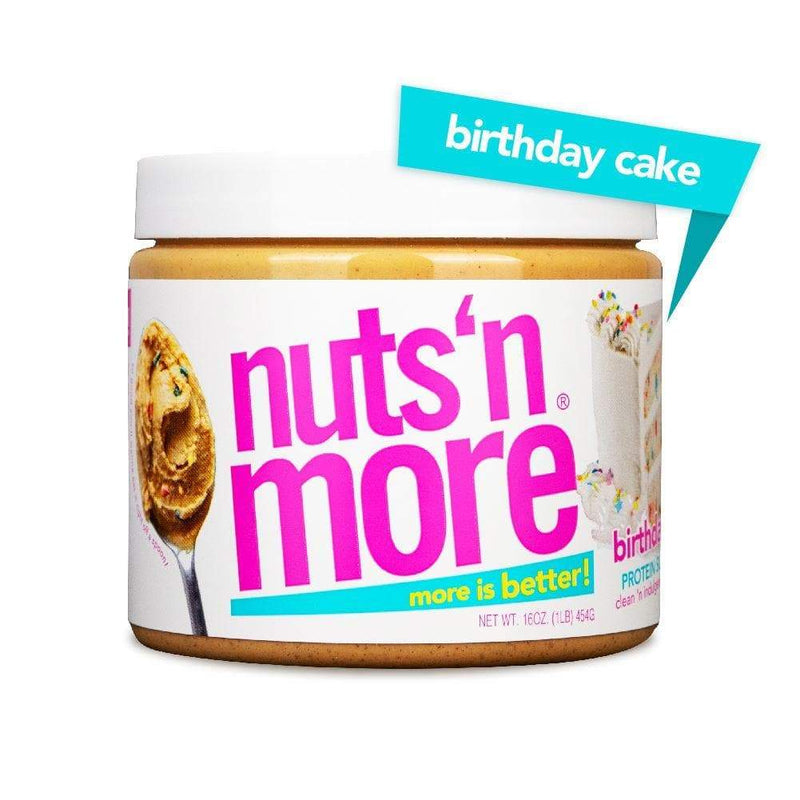 Nuts N More - Peanut Butter Assorted Flavours (1lb) Peanut Butter Nuts N More Birthday Cake 