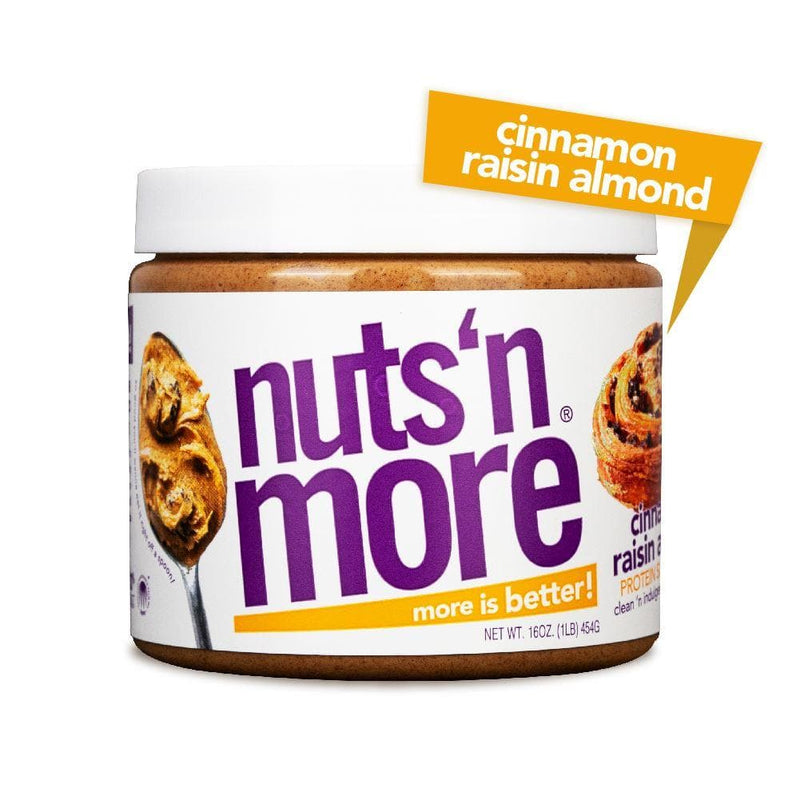 Nuts N More - Peanut Butter Assorted Flavours (1lb) Peanut Butter Nuts N More Cinnamon Raisin Almond 