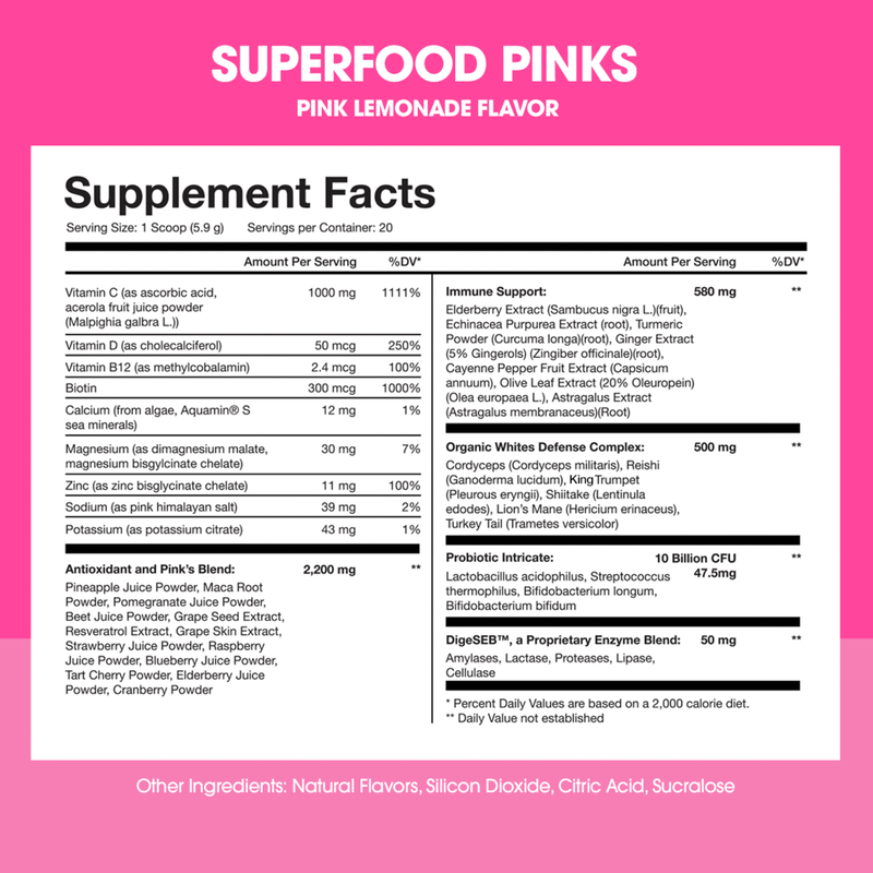 Obvi Superfood Pinks (20 Servings) Superfoord obvi 
