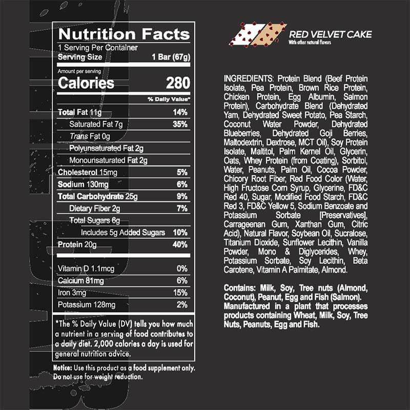 Redcon1 Snack Foods Redcon1 - MRE Bar (Box Of 12)
