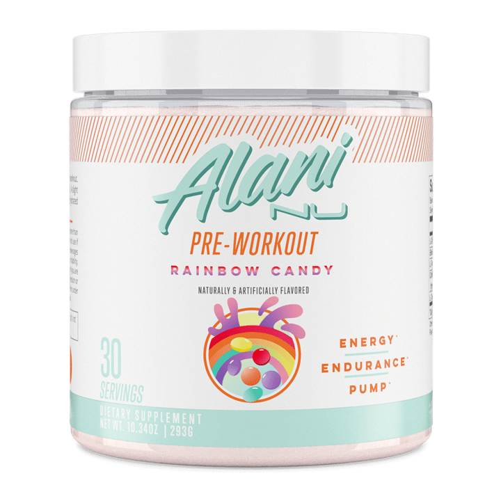 Alani Nu Pre Workout Rainbow Candy Alani Nu  Pre-Workout (303g)