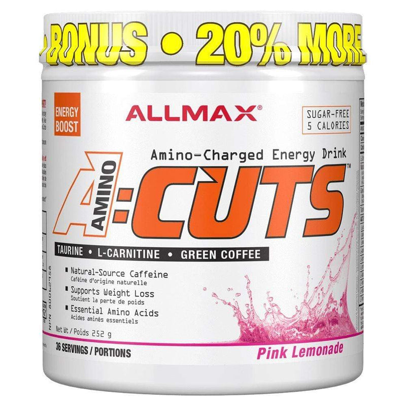 Allmax - Acuts Amino Charged Energy Drink (252g) Allmax Pink Lemonade 