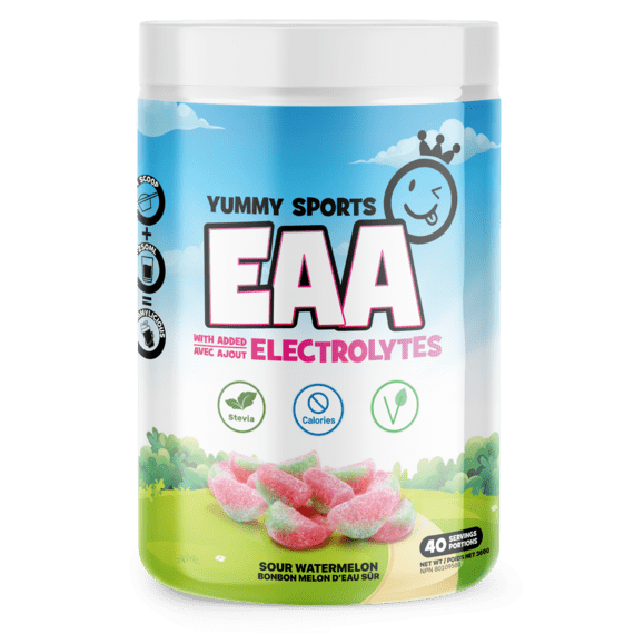 Fitdeals.ca Amino Acid Sour Watermelon Yummy Sports - EAA With Electrolytes (40 Servings)