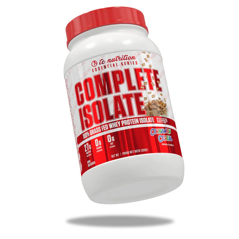 TC NUTRITION Whey Isolate Protein Cinnamon Cereal TC Nutrition - Complete Isolate Protein (2lbs)