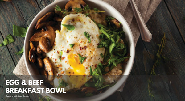 Egg and Beef Breakfast Bowl