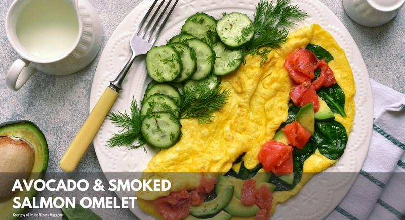 Avocado & Smoked Salmon Omelet