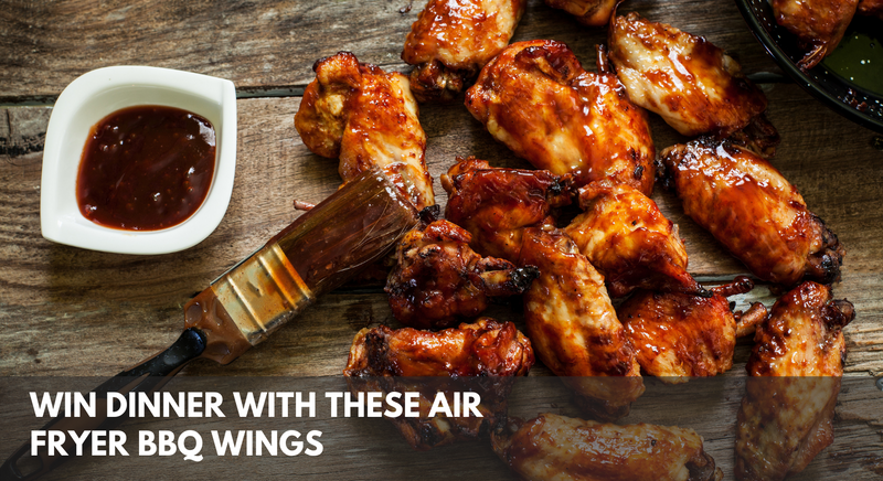 Win Dinner With these Air Fryer BBQ Wings