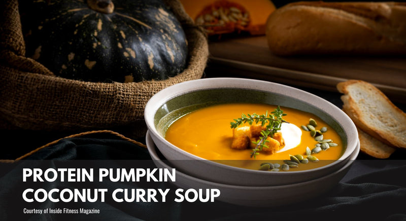 Protein Pumpkin Coconut Curry Soup