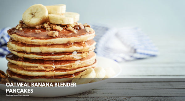 Oatmeal Banana Blender Pancakes