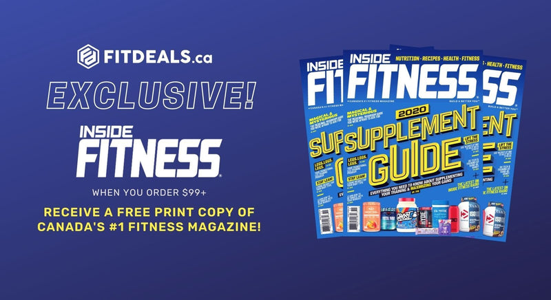 FREE COPY OF INSIDE FITNESS WITH PURCHASE