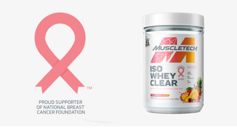 MuscleTech Brand Announces Partnership With The National Breast Cancer Foundation