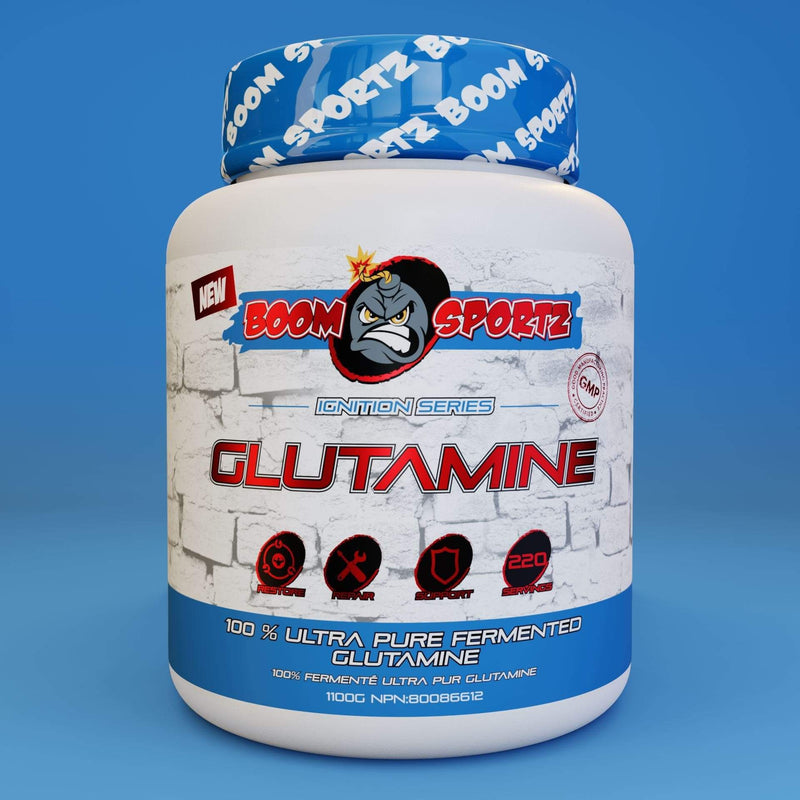 BOOM SPORTZ - Glutamine (1100g) Sports Supplement Boom Sportz 1100 Gram Powder 
