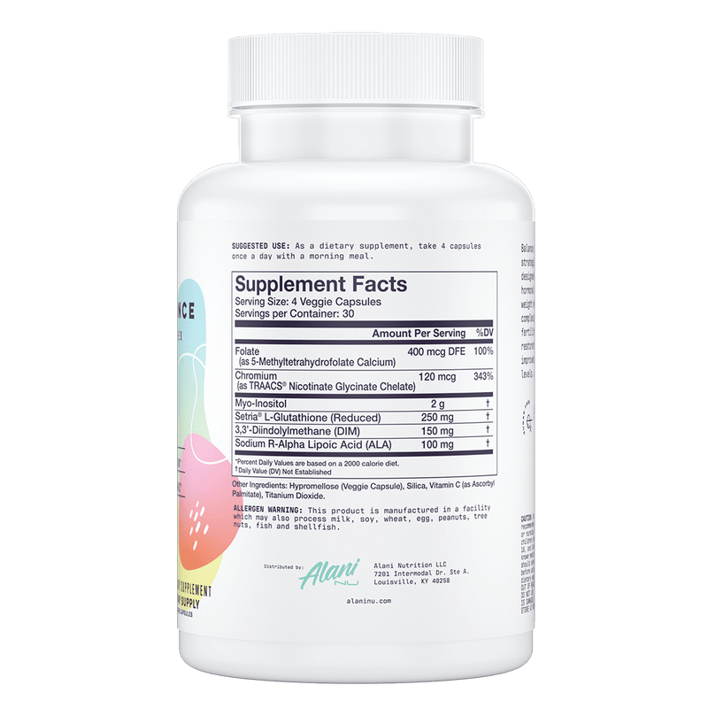 Alani Nu Hormonal Supplement Alani Nu - Balance (120 Capsules)