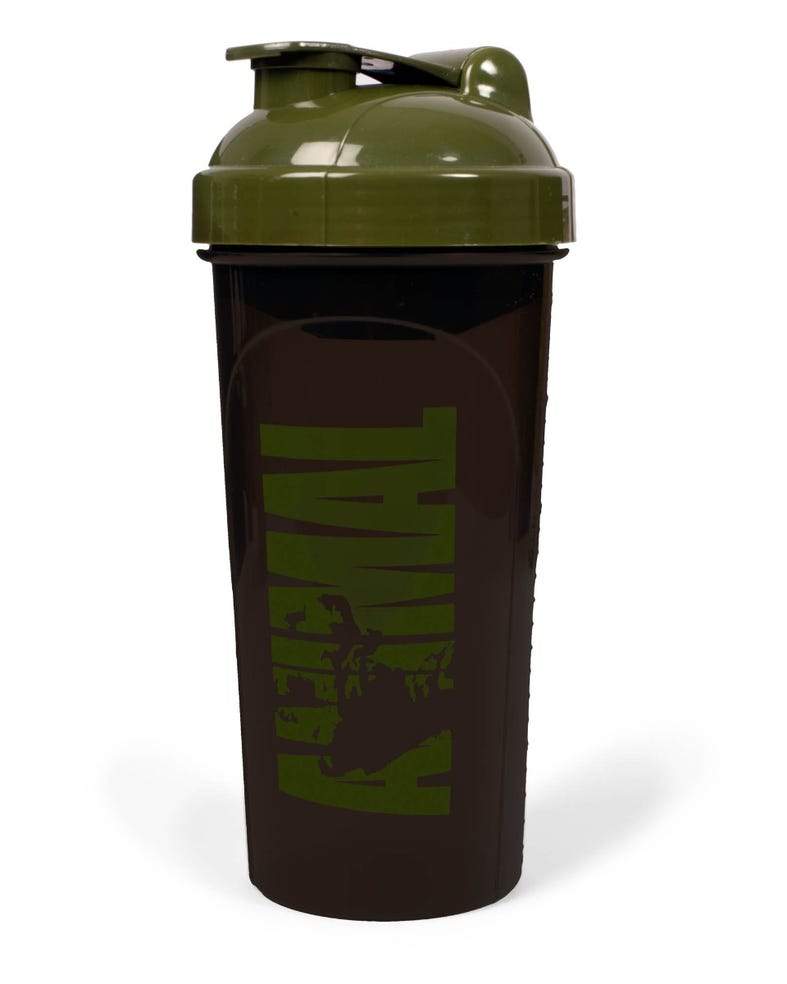 Animal- Military Green Whey Iconic Black Shaker Water Bottle Animal 