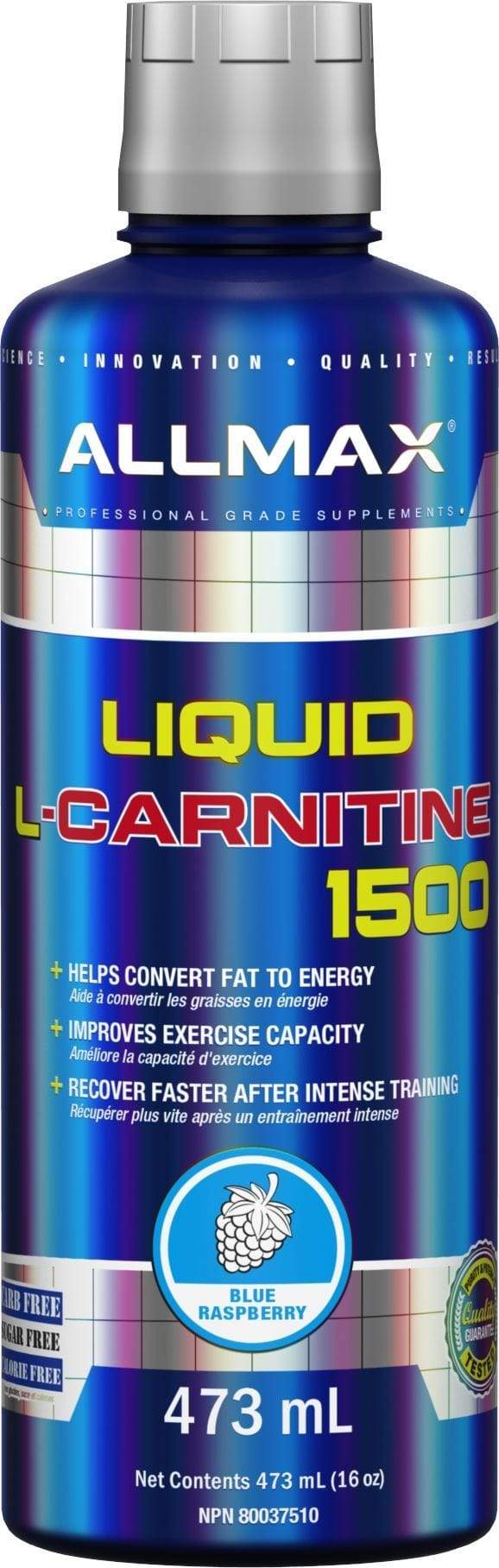 Allmax Liquid L-Carnatine (473ml) Diet & Weight loss Allmax Blue Raspberry 