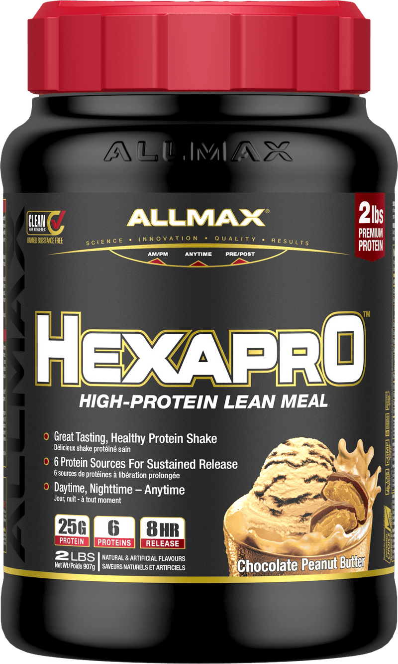 Allmax Protein Chocolate Peanut Butter Allmax - Hexapro High-Protein Lean Meal 2lb