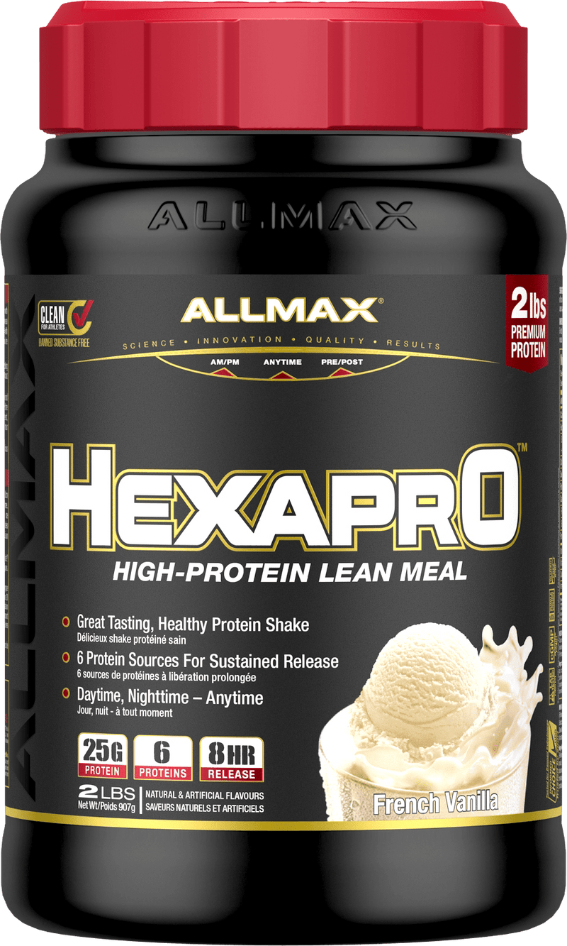 Allmax Protein French Vanilla Allmax - Hexapro High-Protein Lean Meal 2lb