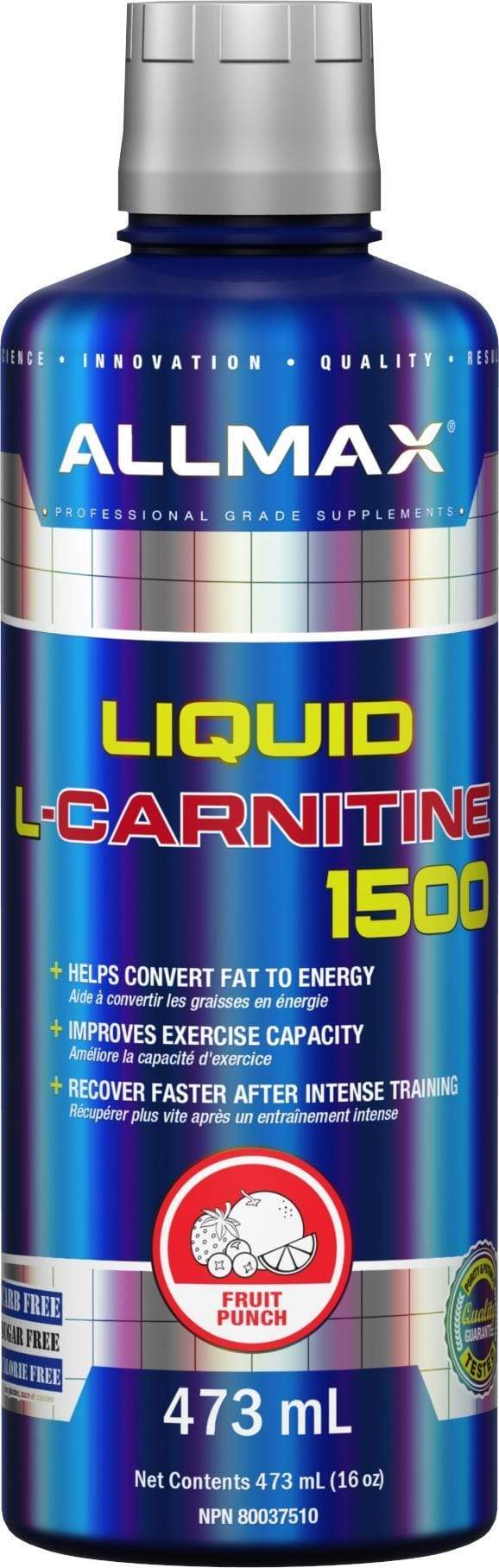 Allmax Liquid L-Carnatine (473ml) Diet & Weight loss Allmax Fruit Punch 