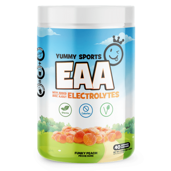 Fitdeals.ca Amino Acid Funky Peach Yummy Sports - EAA With Electrolytes (40 Servings)