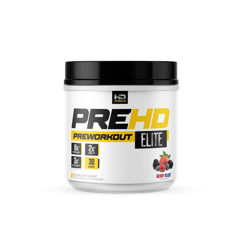 HD Muscle - PreHD Preworkout Elite Pre Workout HD Muscle Berry Blast 
