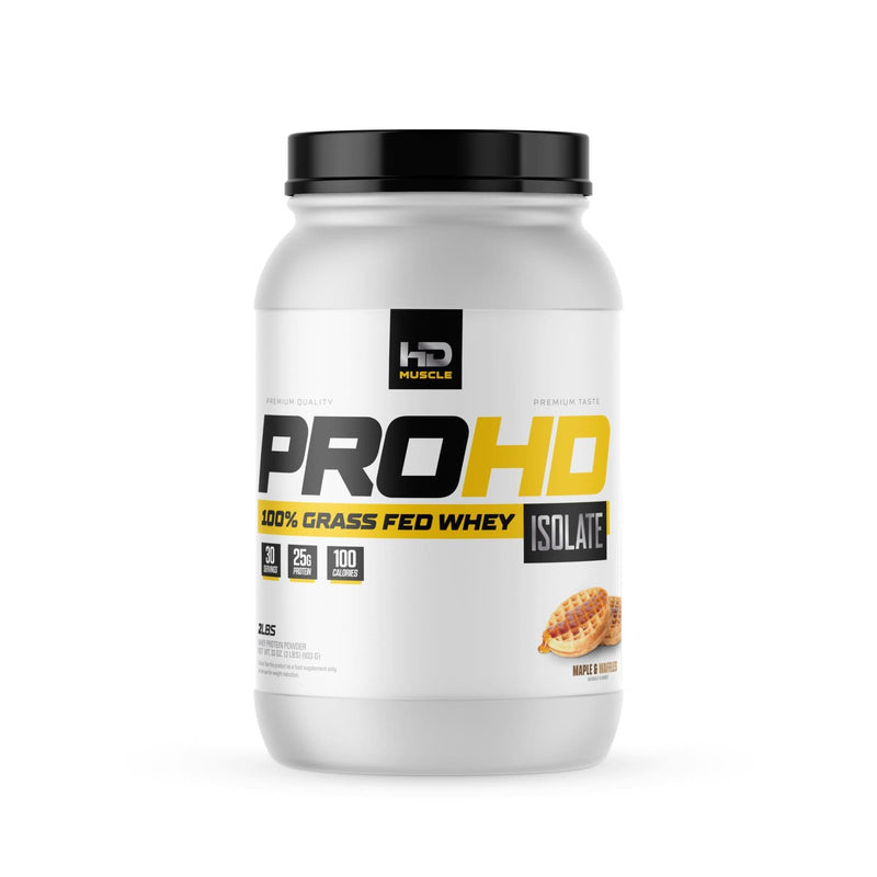 HD Muscle - ProHD Grass Fed Whey Isolate Whey Isolate Protein HD Muscle Maple & Waffles 
