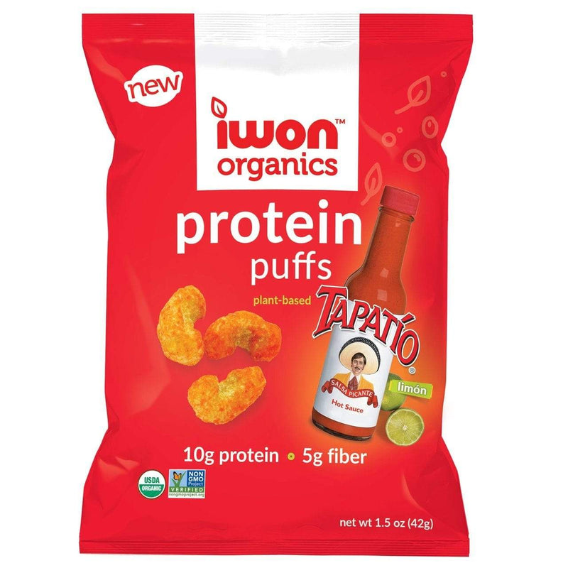 Iwon Organics - Protein Puffs 42g (Single Bags) Snack Foods iWon Organics Red Pepper 