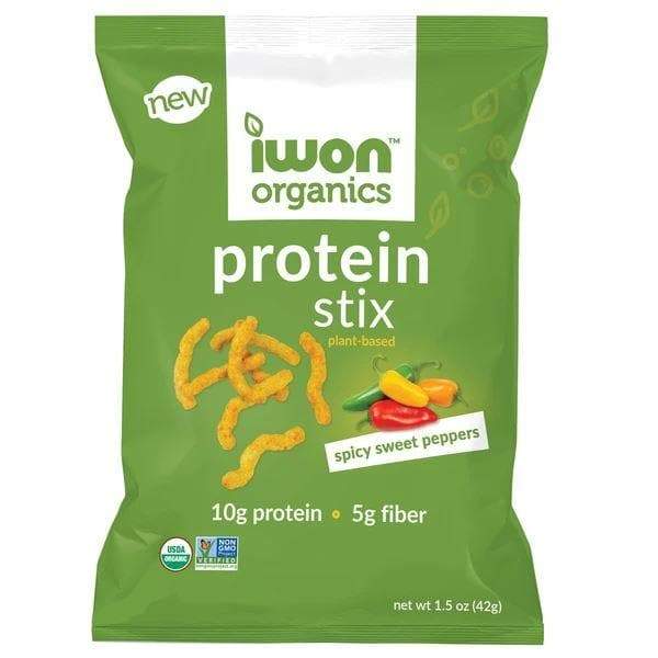 Iwon Organics - Protein Stix 42g (Single Bags) Snack Foods iWon Organics Spicy Sweet Peppers 