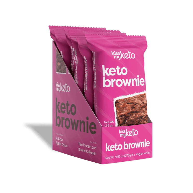 Kiss My Keto Snack Foods Kiss My Keto - Brownie (6 Pack)