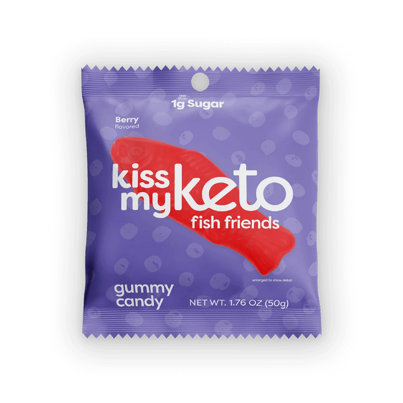 Kiss My Keto Snack Foods Kiss My Keto - Fish Friends (6 Pack)
