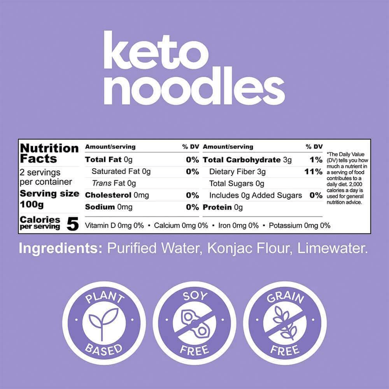 Kiss My Keto Noodles Kiss My Keto - Keto Noodles (6 Pack)