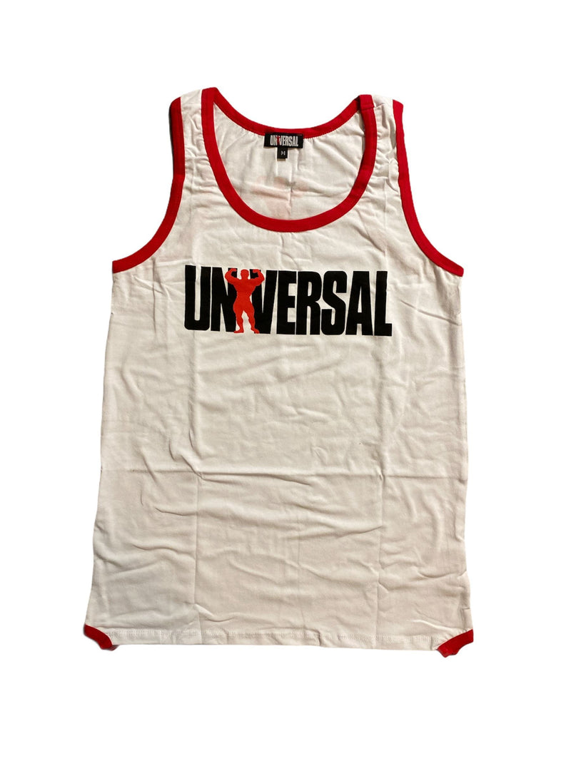 Universal - Tank Top Universal M White/Red 