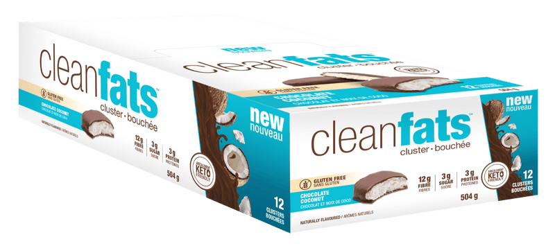 Nutraphase protein snack bar Chocolate Coconut Nutraphase - Clean Fats Cluster (Box -12 bars)