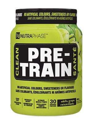 Nutraphase - Clean Pre-Train (30 Servings) Pre Workout Nutraphase White Grape 