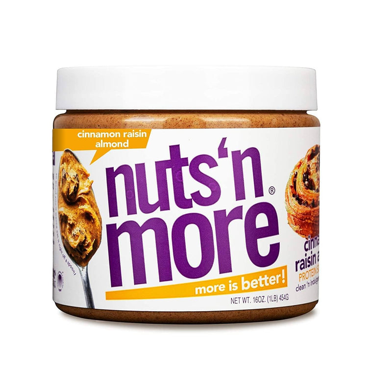 Nuts N More Almond Assorted Flavours (1lb) Almond Butter Nuts N More Cinnamon Raisin Almond Butter 