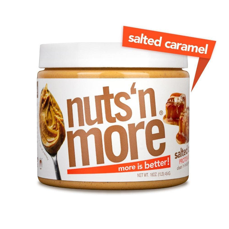 Nuts N More - Peanut Butter Assorted Flavours (1lb) Peanut Butter Nuts N More Salted Caramel 