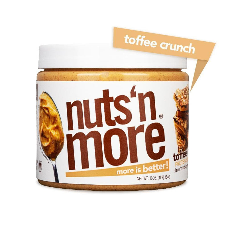 Nuts N More - Peanut Butter Assorted Flavours (1lb) Peanut Butter Nuts N More Toffee Crunch 