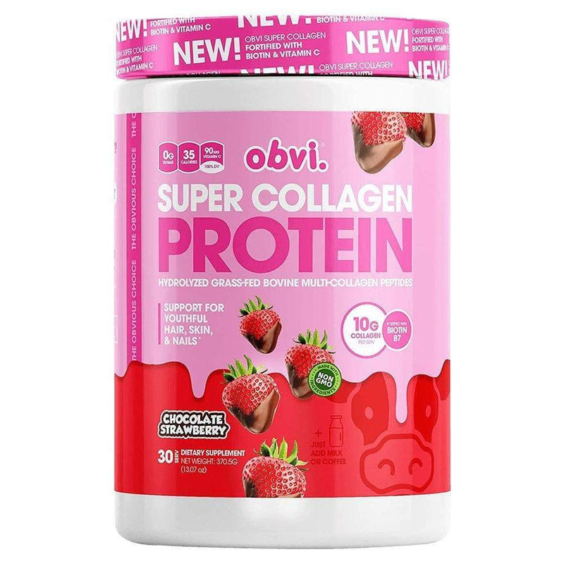 Obvi- Super Collagen Protein Collagen Protein obvi Chocolate Strawberry 