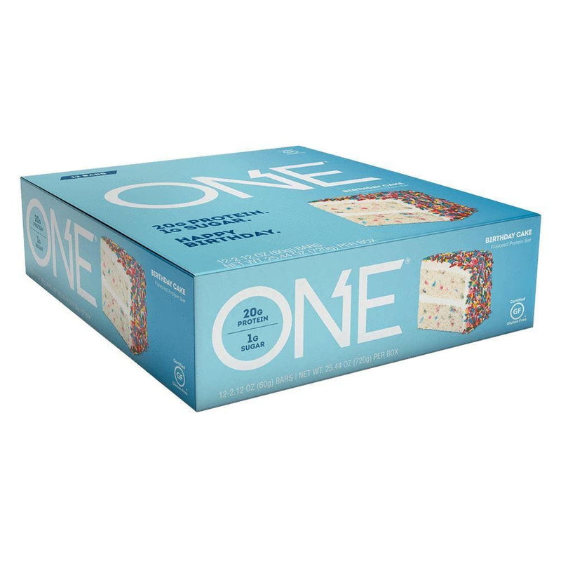 One - 24 Pack One Bar (Assorted Flavours) Protein bar One Bar Birthday Cake 