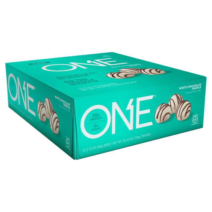 One Bar Protein bar White Chocolate Truffle One Bar - 12 pack (Assorted Flavours)