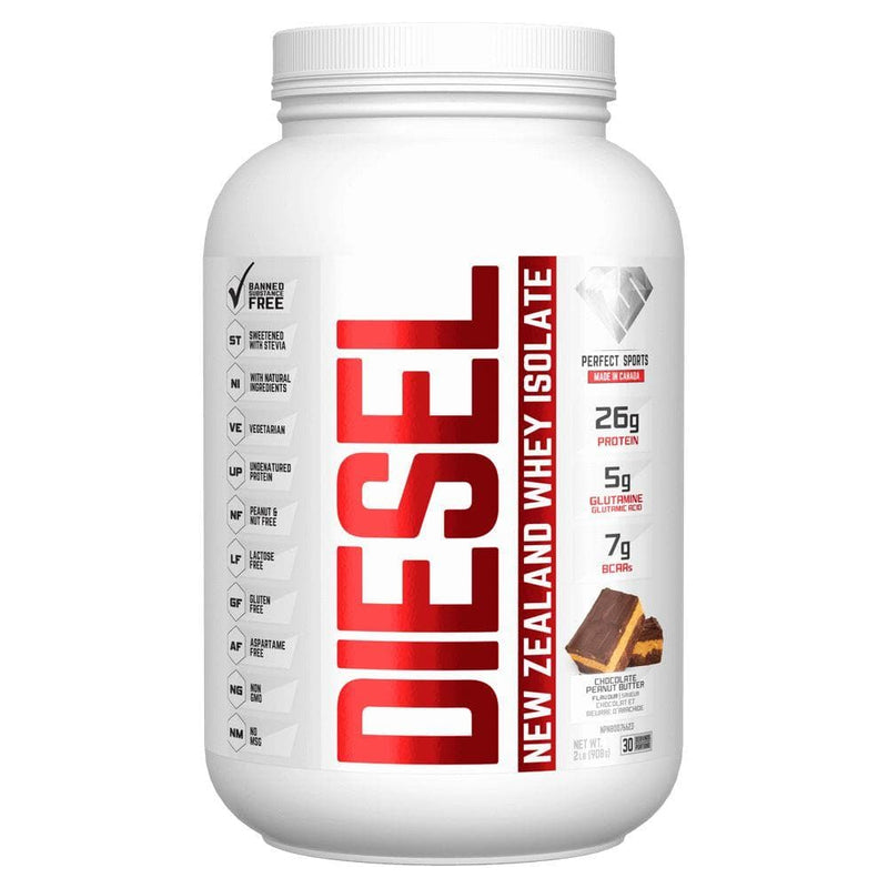 Perfect Sports - Diesel NZ Whey Protein Isolate (2lb) Perfect Sports Chocolate Peanut Butter 
