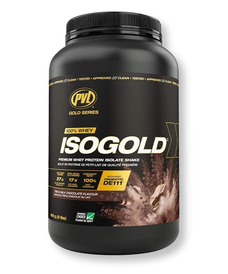 PVL - IsoGold Whey Isolate Protein (2lb) Whey Isolate Protein PVL Triple Chocolate 