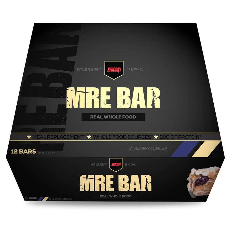 Redcon1 - MRE Bar (Box Of 12) Snack Foods Redcon1 BLUEBERRY COBBLER 12 Bars 