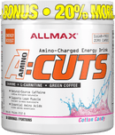 Allmax Pre Workout Cotton Candy Allmax - Acuts Amino Charged Energy Drink (252g)