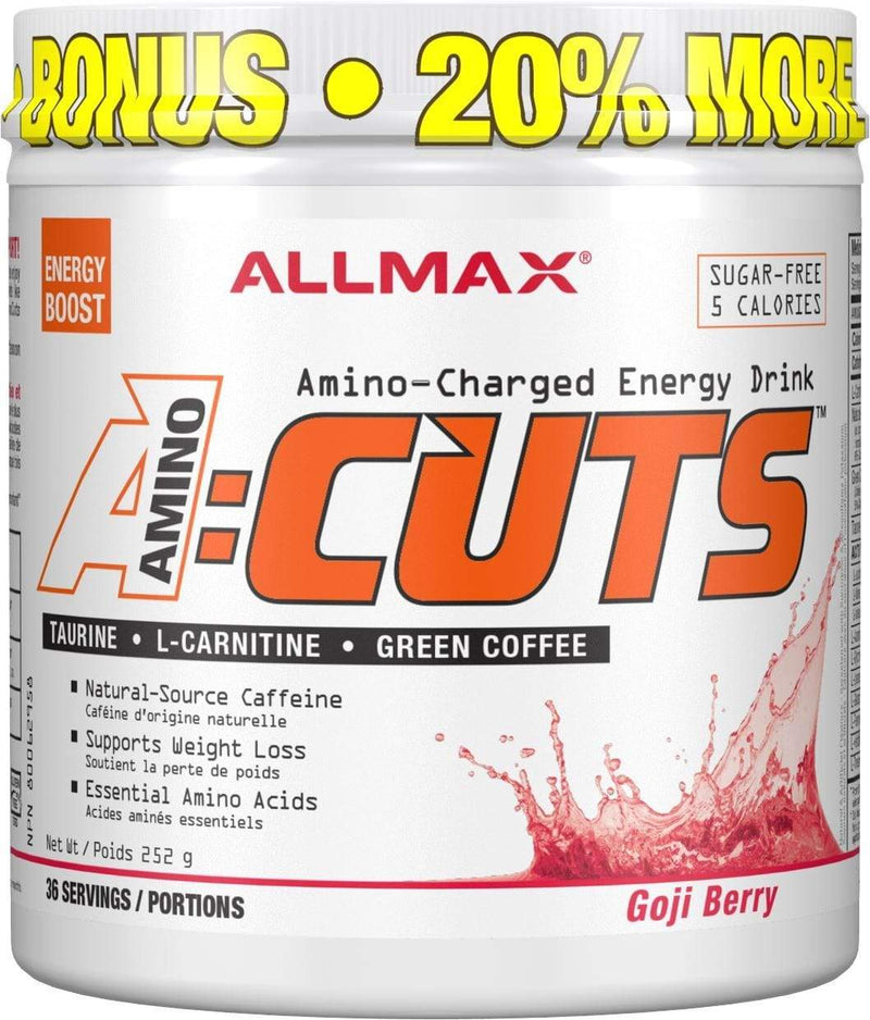 Allmax - Acuts Amino Charged Energy Drink (252g) Allmax Goji Berry 