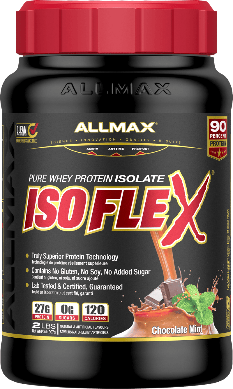Allmax Whey Isolate Protein Chocolate Mint Allmax - Isoflex Whey Isolate Protein (2lb)